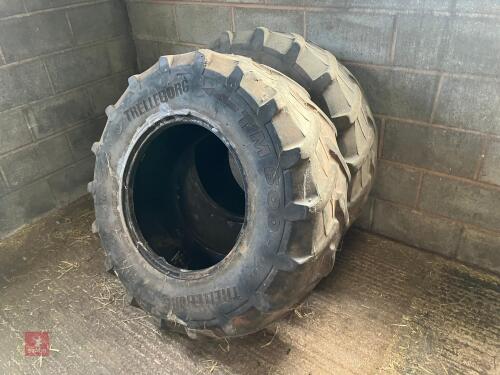 PAIR OF TRELLEBORG TM600 TYRES