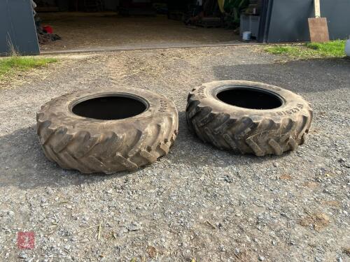 PAIR OF MITAS VF 420/85 R28 TYRES