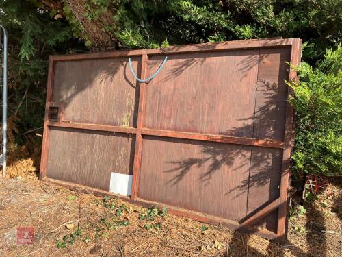 PAIR OF BOX FRAMED DOORS