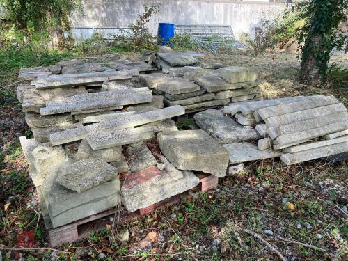 7 PALLETS OF MAINLY BATH STONE