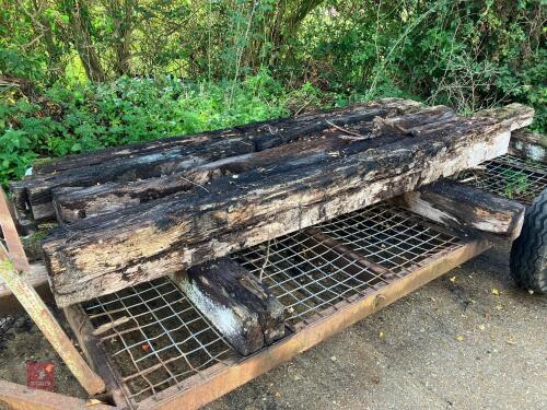 5 OAK BEAMS