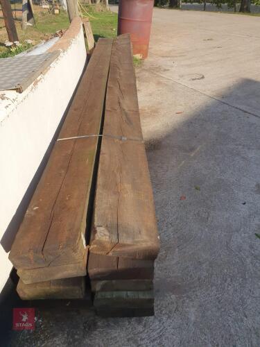 10 LENGTHS OF 9'' X 3'' TIMBERS