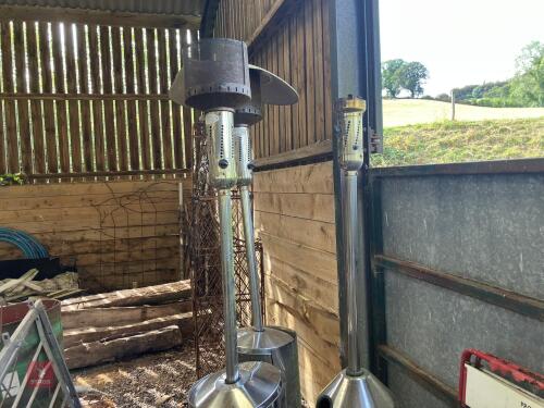 3 HOTSPOT GAS PATIO HEATERS