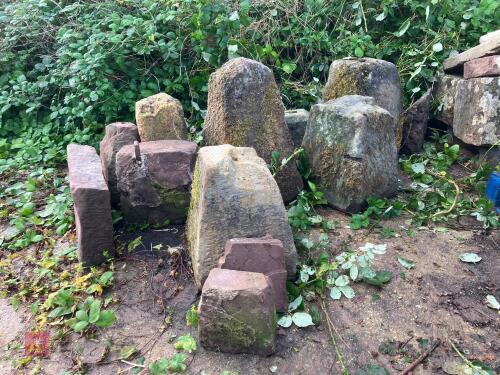 MIXED STADDLESTONE BASES & TOPS