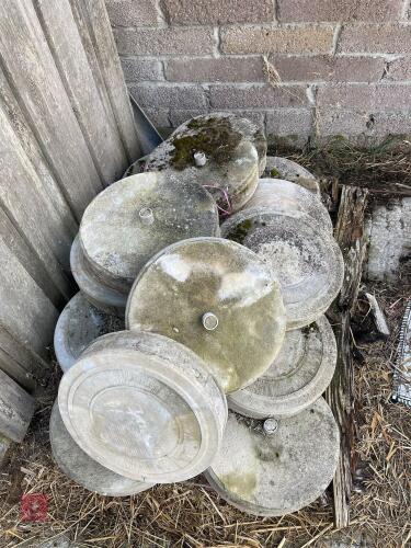 16 CONCRETE SUNDIAL TOPS