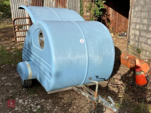 TEARDROP CARAVAN TRAILER (14) (S/R)