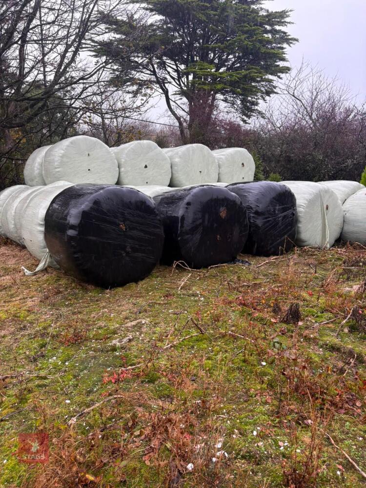 34 ROUND BALES OF 2025 HAY
