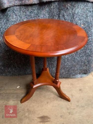 MAHOGANY TRIPOD SIDE TABLE
