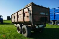 1992 GRIFFITHS TWIN AXLE TIPPING TRAILER - 2