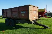 1992 GRIFFITHS TWIN AXLE TIPPING TRAILER - 14