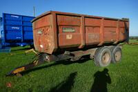 1992 GRIFFITHS TWIN AXLE TIPPING TRAILER - 15