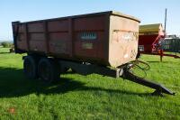 1992 GRIFFITHS TWIN AXLE TIPPING TRAILER - 22