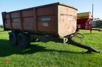 1992 GRIFFITHS TWIN AXLE TIPPING TRAILER - 28