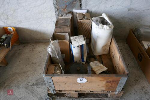 ASSORTED NH TRACTOR SPARES AND FILTERS