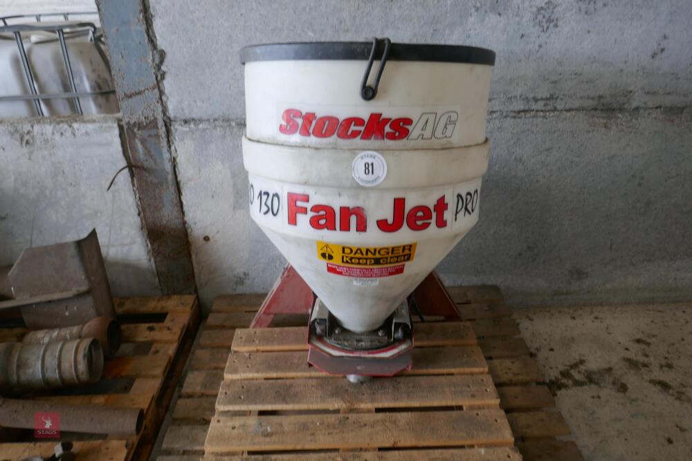 2012 FAN JET SEEDER/ PELLETER APPLICATOR
