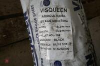 NEW VISQUEEN BLACK SILAGE SHEET - 5