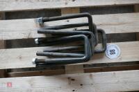 6 TRAILER 'U' BOLTS - 2