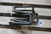 6 TRAILER 'U' BOLTS - 3