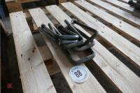 6 TRAILER 'U' BOLTS - 4