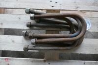 5 TRAILER 'U' BOLTS - 2