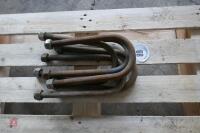 5 TRAILER 'U' BOLTS - 5