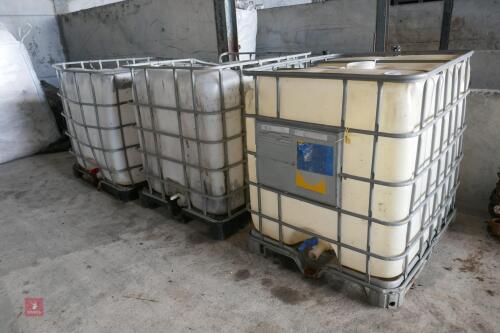3 X IBC TANKS