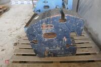 10 NEW HOLLAND 45KG FRONT WAFER WEIGHTS - 3