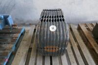 10 NEW HOLLAND 45KG FRONT WAFER WEIGHTS - 4
