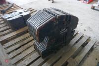 10 NEW HOLLAND 45KG FRONT WAFER WEIGHTS - 6