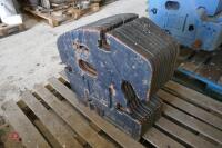 10 NEW HOLLAND 45KG FRONT WAFER WEIGHTS - 7