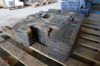 7 NEW HOLLAND 45KG FRONT WAFER WEIGHTS - 5