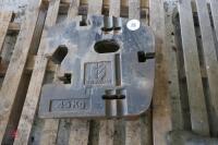 7 NEW HOLLAND 45KG FRONT WAFER WEIGHTS - 6