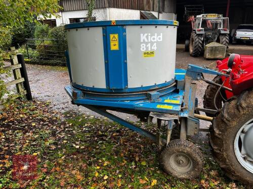 2014 KIDD 814 MOUNTED BALE SHREDDER
