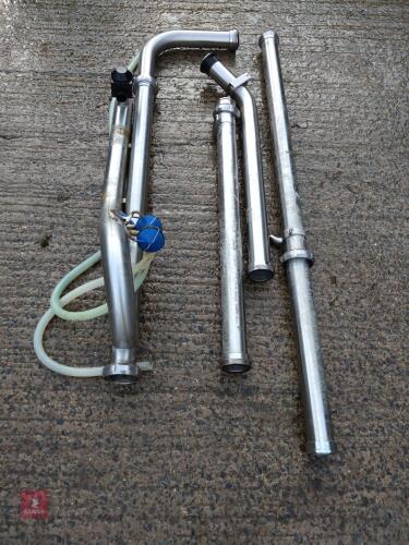 75ML STAINLESS STEEL MILK PIPES