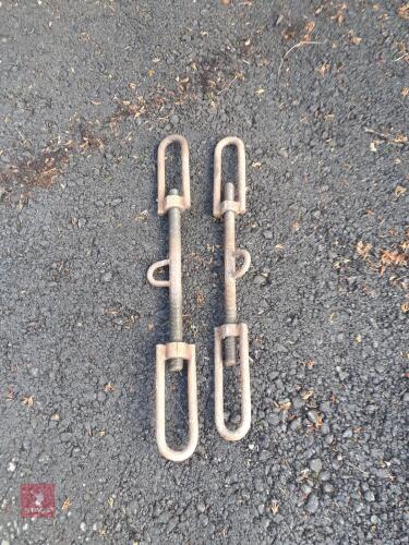 2x SCREW TYPE LOAD RETAINERS