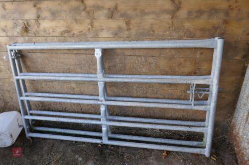 2 7' GALVANISED HEAVY DUTY CATTLE GATES