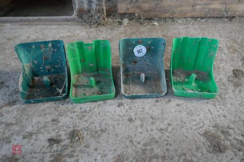 4 X SALT/LICK HOLDERS