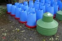 10 MINOLA FEEDERS WITH RAIN HATS - 3