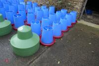 10 MINOLA FEEDERS WITH RAIN HATS - 2