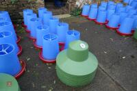 10 MINOLA FEEDERS WITH RAIN HATS