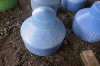 10 BLUE MINOLA RAIN HATS - 2