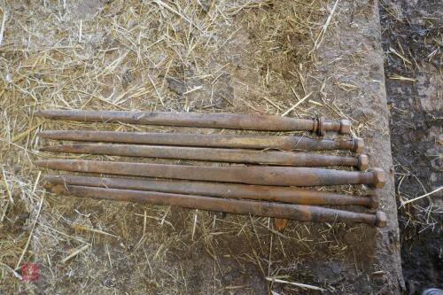 6 X BALE SPIKES/ TINES