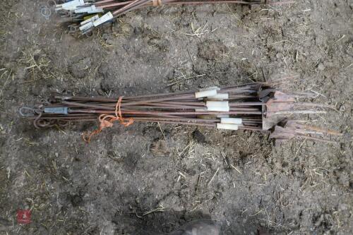 APRROX 20 PIGTAIL FENCING STAKES