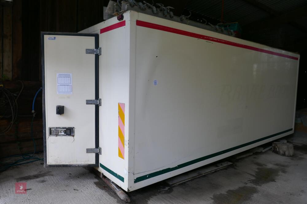 CUSTOM BUILT CHILLER 18'x7'9"x7'