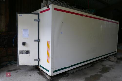 CUSTOM BUILT CHILLER 18'x7'9"x7'