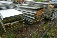 QUANTITY OF SHED INSULATED ROOF SHEETS - 6