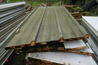 QUANTITY OF SHED INSULATED ROOF SHEETS - 10