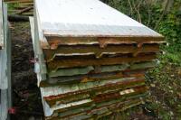 QUANTITY OF SHED INSULATED ROOF SHEETS - 11