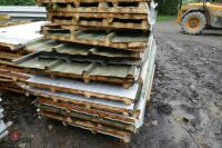 QUANTITY OF SHED INSULATED ROOF SHEETS - 4