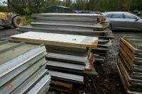QUANTITY OF SHED INSULATED ROOF SHEETS - 8
